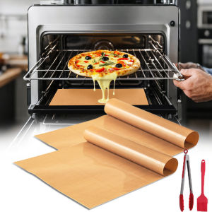 Tấm Lót Nướng BBQ 24x16 Inch Có Thể Tái Sử Dụng Chống Dính Thân Thiện Với Môi Trường Làm Bằng Silicon Cao Su Dùng Được Cho Lò Nướng Dễ Vệ Sinh Thích Hợp Cho Nhà Bếp Gia Đình Ngoài Trời Tiệc Tùng