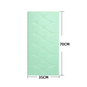 3D Wall Sticker Self-adhesive Wallpaper Tatami Anti-collision Wall Pad Childrens Bedroom Living Room Soft Foam Pad Home Decor
