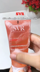 [ Mẫu mới ] Sữa rửa mặt dạng gel cấp ẩm nhẹ dịu SVR Protecting Anti Dryness Cleanser - Pháp