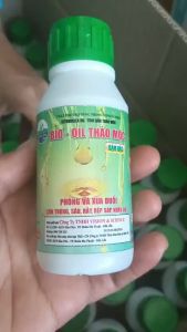 BIO-OIL THẢO MỘC: Phòng Và Xua Đuổi Công Trùng Xâu Rầy Nhện Đỏ... Gây Hại đến Năng Suất Cây Trồng - Chai 100ML
