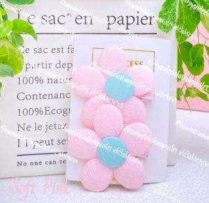 (1SET) JEPIT RAMBUT ANAK BUNGA WARNA PASTEL / JEPITAN RAMBUT GAYA KOREA / CUTE HAIRPIN FLOWER IMPORT / FB7830