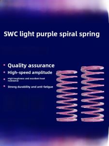 Purple Rectangular Compression Spring YSWC SSWC SWC6 8 10 12 Spiral Alloy Material Durable Hardware from Guangdong China