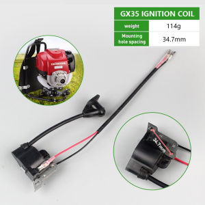 4 Stroke Grass Cutter Ignition Coil Brush Cutter Trimmer Accessories for Honda GX35 SUPER CG435 YAMATO GY35 AKASHI AK35 YOHOHAMA KGX35 KINDRAGON KD435