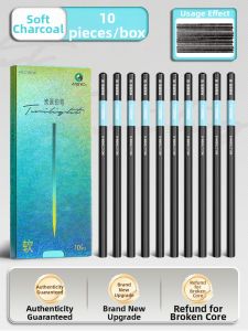 Marie’s | Soft & Hard Sketch Drawing Charcoal Pencils 14B