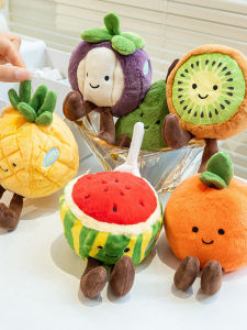 QIAOSHANG | Fun Fruit Shape Plush Toys with Smiling Expressions