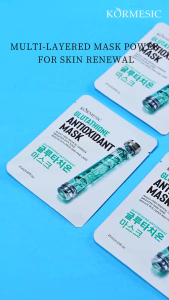 TTX - Kormesic New Sheet Mask BPOM Masker Muka Glowing  Hyaluronic Acid untuk Kulit Kering & Terhidrasi