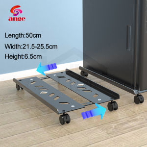 Heavy Duty PC Tower Stand Holder with Wheels and Brake Metal CPU Holder Adjustable Mobile CPU Stand Computer Tower Bracket