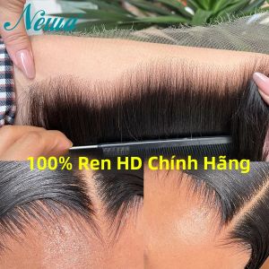 Mũi Tóc Giả Ren HD Newa Tóc Người Brazil Kiểu Tách Sâu Kích Thước 9x6 13x6 7x7 6x6 Ren Thụy Sĩ Trong Suốt Dành Cho Nữ