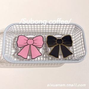 Pure Color Cartoon Butterfly Knot Magsafe Magnetic Absorption Airbag Phone Stand Foldable Extendable Air Cushion Anti-fall Ring Buckle Creative TV Watching Lazy Tool