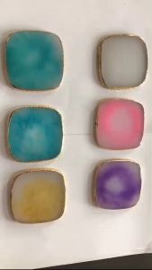 จานเรซิ่น พาสเทส พร๊อพถ่ายภาพเล็บ จานผสมสี