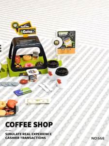 ND THAILAND ของเล่นเด็ก เครื่องทำกาแฟ COFFEE SHOP 41 PCS NO.668-142
