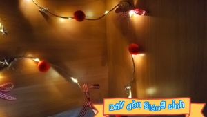 Dây đèn giáng sinh DTN02 lung linh huyền ảo trang trí noel