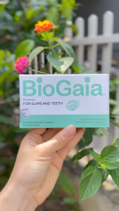 Viên ngậm men vi sinh nha khoa BioGaia ProDentis - Cân bằng khoang miệng loại bỏ vi khuẩn mảng bám