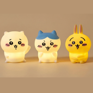 Bandai | 2026 Chiikawa Anime LED Night Light Hachiware Usagi Rabbit Lamp Bedroom Desktop Decor Birthday Gift for anyone Best Gift Toy