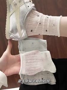 JIFANPAUL | Vớ Mỏng Thoáng Khí MESH Dạng Đai Chân Cho Mùa Hè