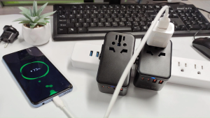 65W Travel Adapter Global Universal International GaN Charger Worldwide Power Adaptor Wall Charger for EU US UK AUS
