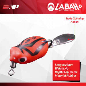 EXP LABAH A FROG  Soft Rubber Frog Expert For Snakehead Hunter Haruan/Toman Bunga/Bujuk Umpan casting katak tiruan palsu