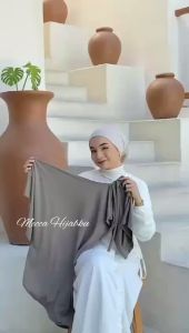 Pashmina Khimar Syari Instant Inner Plus (Ciput) Jersey Premium New Edition Kekinian