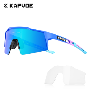 kapvoe | Bike Riding Sunglasses Anti-Wind Photochromic Cycling Glasses for Myopia