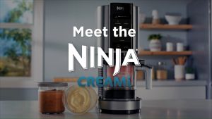 Ninja CREAMi 7 Pre-Set Programme Ice Cream & Frozen Dessert Maker With 5 Additional Dessert Tubs With Lids And Ice Cream Scoop  เครื่องทำไอศกรีม