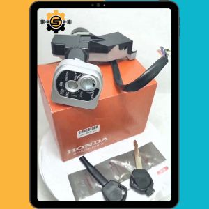 Keyset Original Honda KYZ K4 Kunci Kontak Supra X 125 FI New Supra X 125 Helm In FI Kunci Motor 1 Set Key Set Asli Konci Kontak Supra Batman Anti Maling Ori AHM