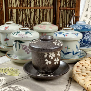 Bộ 3 Món Nồi Hấp Trứng Phong Cách Nhật Bản Bằng Gốm Sứ Nhiều Màu Sắc Bộ Đồ Ăn Trưa Truyền Thống Nhật Bản Dùng Trong Nhà Bếp