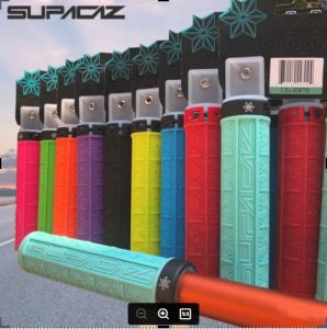 Supacaz GR-10 135mm Silicone Bicycle Handlebar Grips Road Bike Accessories