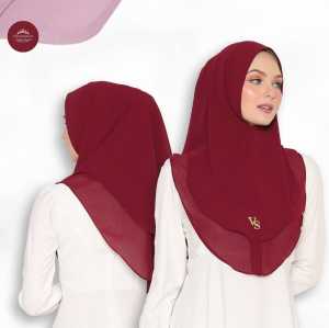 KHIMAR CLARYA VALENSHAQUEEN HIJAB BAHAN CERUTI BABYDOLL PREMIUM JILBAB TERBARU IKKA MEMEI