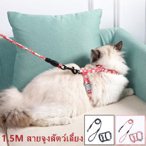สายจูงสัตว์เลี้ยง 1.5M ปรับได้ สีดำ - Lorra