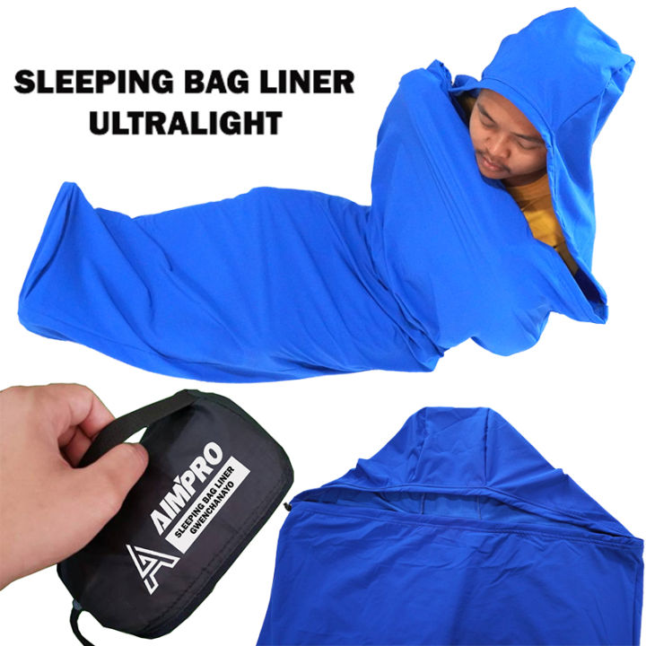 Sleeping Bag Liner Aimpro Lapisan SB Kantong Selimut Tidur Camping