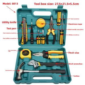 Promotional 12-Piece Tool Set Gift Tool Box Home Tool Kit Combination Tools Automotive Maintenance Repair Hand Tools