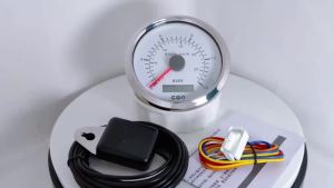 KUS Universal 85mm GPS Speedometer 0-15 Knots 0-30 Knots 0-60 Knots Speed Gauge for Boat Yachts With Backlight 12V 24V