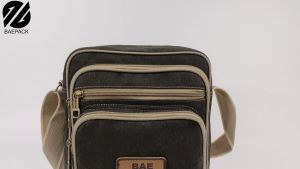 Baepack Tas Selempang Kanvas Dewasa Volker Hijau Army  / Tas Kanvas Pria Cowok Cewek Wanita / Tas Multifungsi Canvas / Tas Kerja Sekolah Kuliah Bahan tebal Premium kekinian