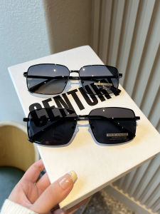 Kính Râm Phân Cực Để Lái Xe Và Câu Cá Bảo Vệ Tia Cực Tím Kính Mặt Lớn Dành Cho Nam Giới Driver Thời Trang Sành Điệu Khung Kim Loại Hình Chữ Nhật Ngoài Trời