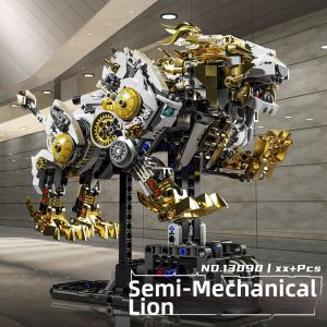 TAOZIAWA | Educational Mechanical Whale Lion Construction Model Electric Toy