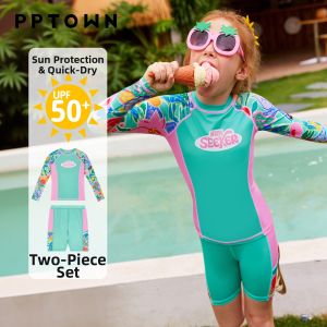 PPTOWN | Separate Summer Girls Swimwear Set
