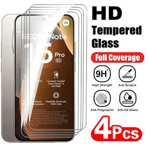 1-4Pcs For Xiaomi Redmi Note 15 Pro Tempered Glass Film Redmy Note15Pro Screen Protector Case Friendly Radmi Note15 Pro 5G Globa