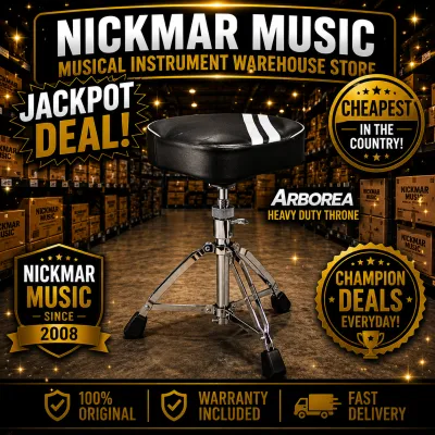 Arborea Dual Braced Drum Throne Drum Set Stool Drum Set Throne Drum Chair
