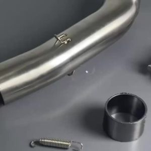 Motorcycle Exhaust System Modified Muffler 51mm Middle Section Middle Link Pipe For DUKE 125 250 390 Adventure RC390 2020 - 2023