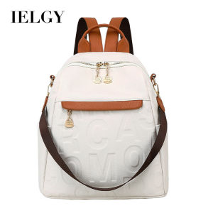 IELGY Korean Version Casual Ladies PU Backpack Fashion Simple Large Capacity Travel Backpack Trendy