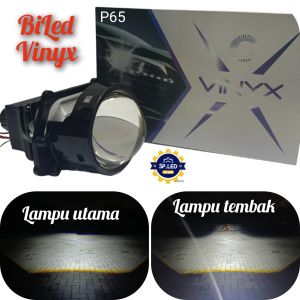 Lampu utama Projie Projector Biled Vinyx P65 3 inch Purple Lensa