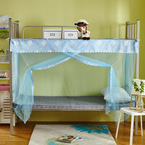 มุ้งกันยุงสำหรับหอพักนักเรียนมุ้งกันยุงแบบใหม่ประตูเดียวบนและล่าง1.2ม. สำหรับเตียงเดี่ยว1.5ม. ม.