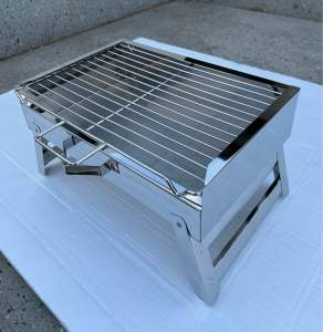 Stainless Portable BBQ Grill for camping roasting picnic