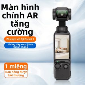 Miếng Dán Màn Hình Máy Ảnh DJI Pocket3 Độ Nét Cao Chống Phản Chiếu Chống Ánh Sáng Phản Xạ Chống Ngón Tay Miếng Dán Ống Kính