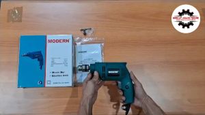 MODERN M2100B Mesin Bor Listrik 10mm Tangan Kayu Besi Electric Drill M-2100B M2100 B M-2100 B