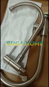 RUCA Kitchen Faucet Stainless Steel SUS304 Wall Mounted Basin Sink Water Tap Kepala Paip Sinki 水龙头