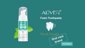 Fast shipping (SET OF 3) ALIVER Teeth Whitening Hunmui Toothpaste - Mousse Cleansing Remove Plaque & Stains