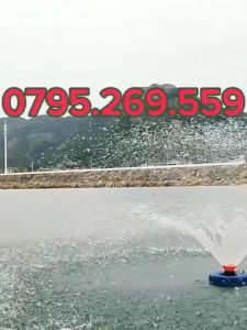 Máy Bơm phun mưa Tạo Oxy 15kw Hàng Dây Đồng 100%dây dẫn 30m - bảo hành 12 tháng