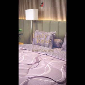 Lady Rose Prime - Sprei King 180x200 Tinggi 30Cm Bantal 4 - Cordial