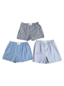 Relaxed Check Pattern Loose Boxer Shorts Home Wear